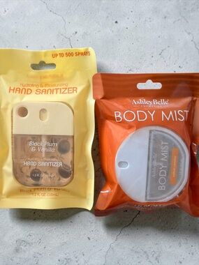 Ashley Belle Body Mist & Wish Hand Sanitizer Gift Set NEW